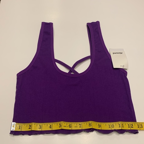 New Abound Nordstrom Rack Bralette Purple Tilandia Size M - Picture 4 of 13